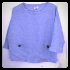 Light blue linen tunic